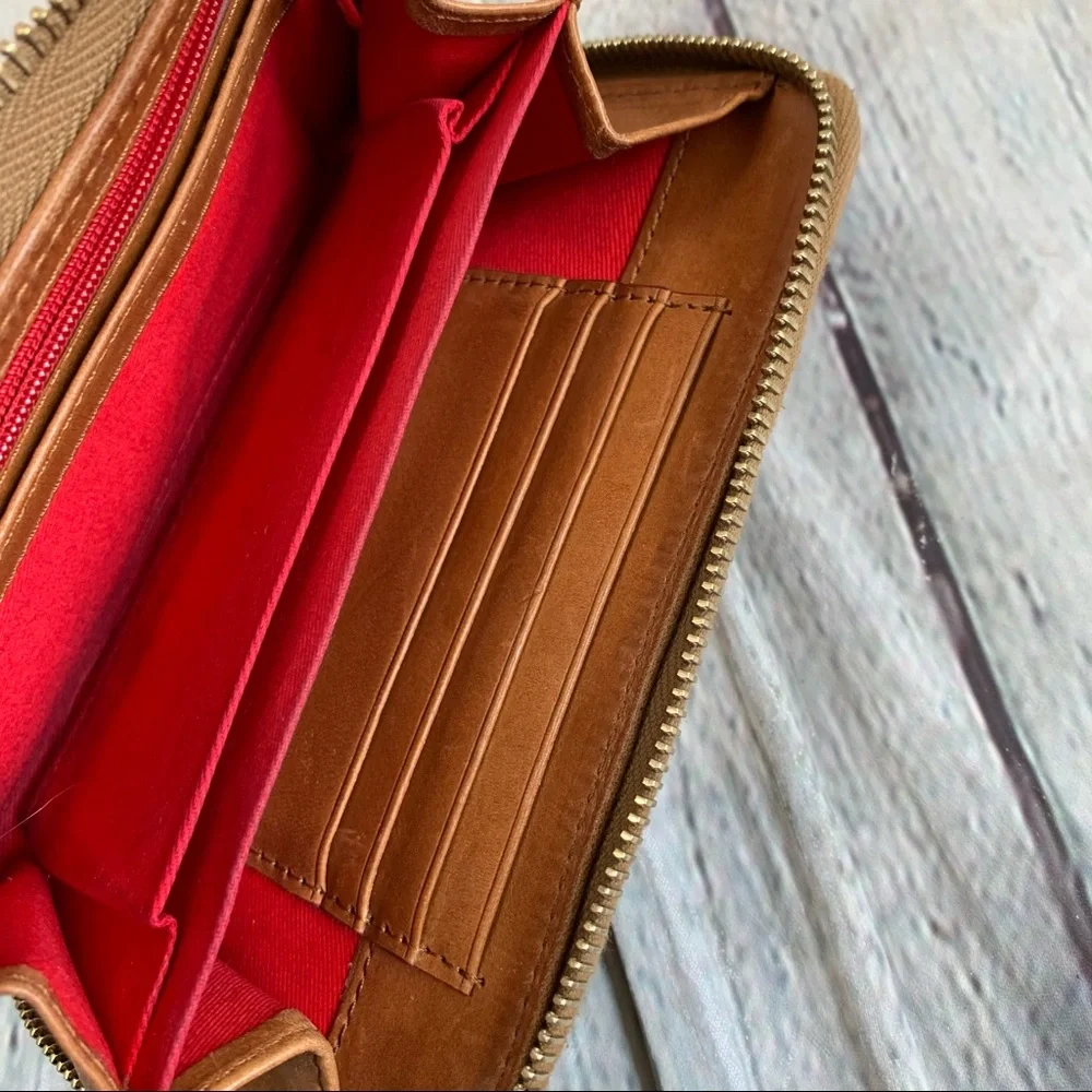 Donney & Bourke Leather Continental Wallet